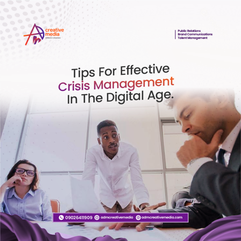 Tips for effective crisis management in the digital age.